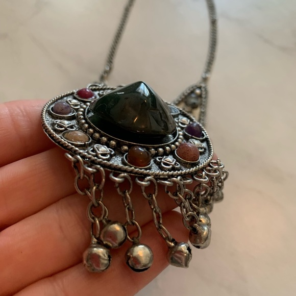 Earthbound Chunky Agate Necklace - Picture 4 of 5